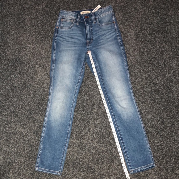 Madewell Petite Curvy Roadtripper Authentic Skinny Jeans in Vinton Wash NWT - Picture 11 of 12